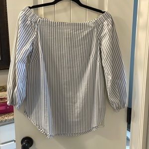 White House black market off the shoulder blouse